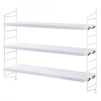 Etag&egrave;res en bois blanc String Pocket - String furniture