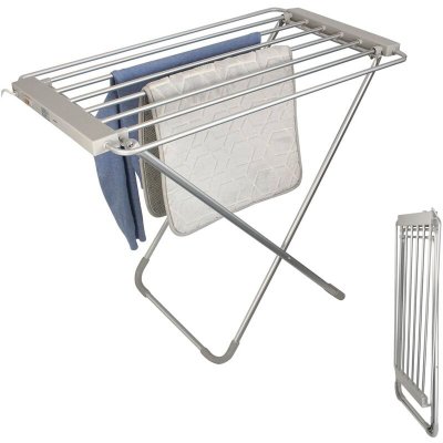 FISHTEC Etendoir S&eacute;choir &agrave; Linge Electrique - 8 Barres