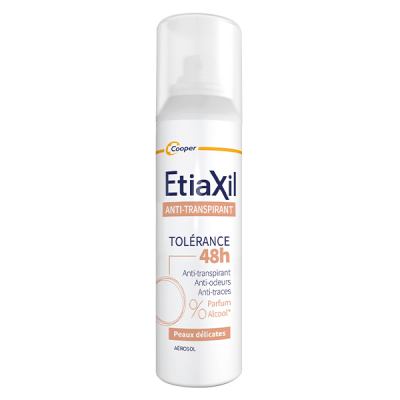 ETIAXIL  Anti-Transpirant Tol&eacute;rance 48h Peaux D&eacute;licates A&eacute;rosol 150ml