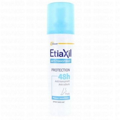 ETIAXIL  D&eacute;odorant Anti-Transpirant 48h Pieds, 100ml