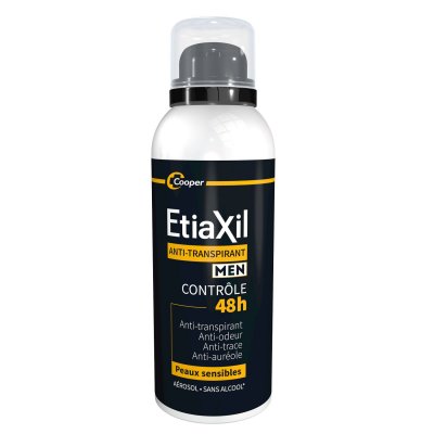 ETIAXIL  d&eacute;odorant men anti-transpirant controle 48h spray 150ml