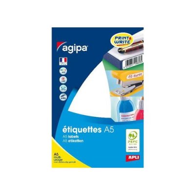 AGIPA Etiquette adh&eacute;sive  A5 15x35 - etui 640