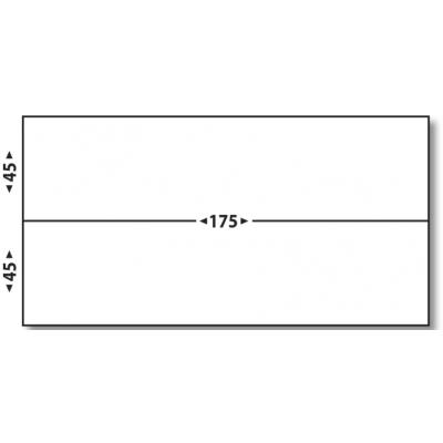 NO NAME Etiquette d'affranchissement 180x40mm 2 front - boite de 1000