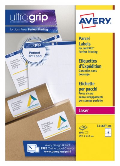 AVERY Etiquette laser  099,1x093,1 - boite de 600
