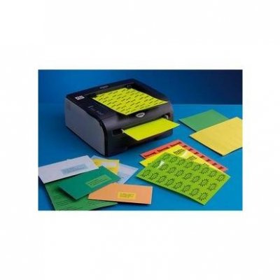 GENERIQUE Etiquettes 99 x 38.1 mm coloris jaune vif - Boite de 1400