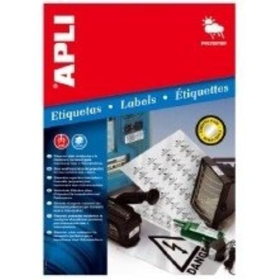 GENERIQUE Etiquettes Argent&eacute;s 45,7x21,2 Laser/Copieur - Marque: Agipa