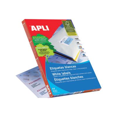 GENERIQUE Etiquettes permanentes Apli blanches 38 x 21,2 mm - 100 feuilles
