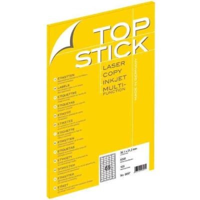 GENERIQUE Etiquettes universelle, 70 x 36 mm, blanc top stick 8705