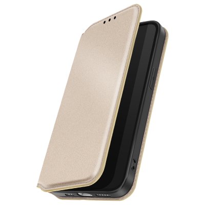 AVIZAR Etui &agrave; Clapet pour iPhone 16e avec Porte-cartes et Fonction Support Dor&eacute;e