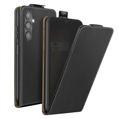 AVIZAR Etui &agrave; Clapet Vertical Samsung Galaxy A05s Porte-carte int&eacute;gr&eacute; Noir