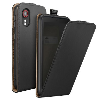 AVIZAR Etui &agrave; Clapet Vertical Samsung Galaxy Xcover 5 Porte-carte Noir