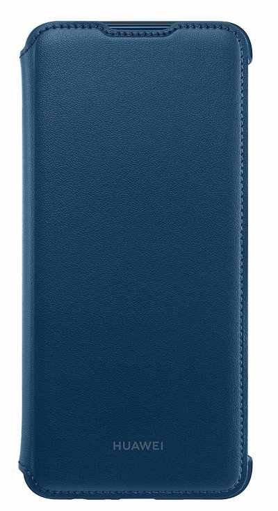 HUAWEI Etui &agrave; rabat bleu pour smartphone  PSMART 2019