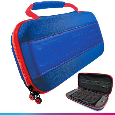 ONIVERSE Etui bleu et rouge compatible Switch 2 / Switch / Switch OLED