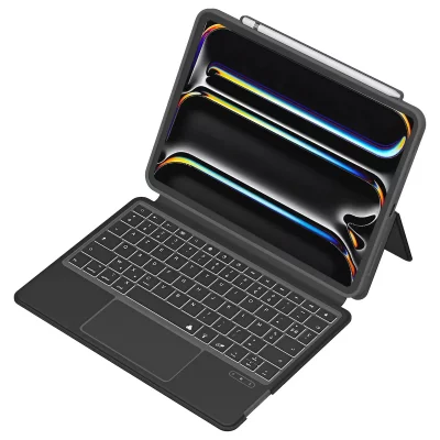 MW Etui clavier Azerty  Quick Note pour iPad Pro 11"" M4 2024 Noir 