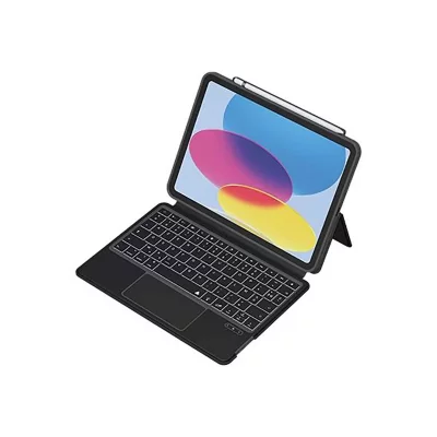 MW Etui clavier Qwerty  Quick Note pour iPad 10,9"" 10&egrave;me Gen 2022 Noir