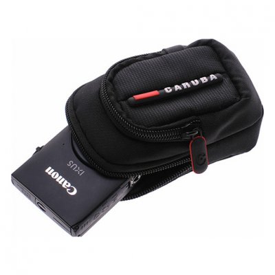 CARUBA Etui Compex Mini 1 pour appareil photo compact - avec bandouli&egrave;re