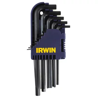 IRWIN Etui de 10 cl&eacute;s 6 pans sph&eacute;riques  1,5 &agrave; 10mm
