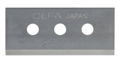OLFA Etui de 10 lames r&eacute;versibles 17,5 mm pour cutter sp&eacute;cial emballage