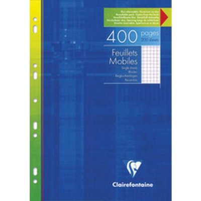 CLAIREFONTAINE Etui de 100 feuillets mobiles  21 x 29,7 cm
