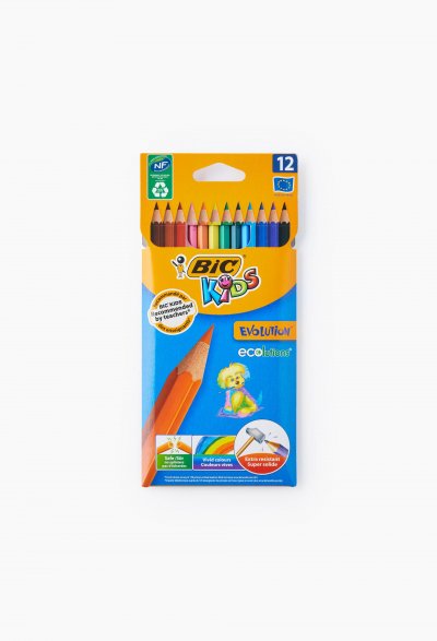 BIC Etui de 12 crayons  Kids Evolution