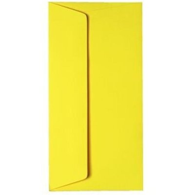 CLAIREFONTAINE Etui de 20 enveloppes - POLLEN - 120g - 110 x 220 mm - Jaune Soleil