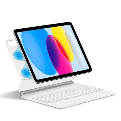 INF &Eacute;tui de protection pour iPad avec clavier Bluetooth White iPad Pro 11 M2