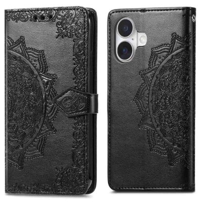 IMOSHION Etui de t&eacute;lephone Mandala pour iPhone 17 - Noir