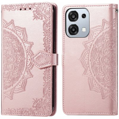 IMOSHION Etui de t&eacute;lephone Mandala pour Oppo A6 Pro (5G) - Rose Gold