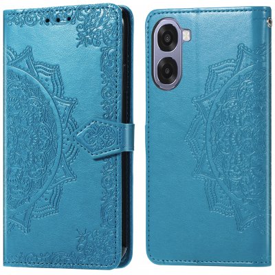 IMOSHION Etui de t&eacute;lephone Mandala pour Oppo A6x (4G/5G) - Turquoise