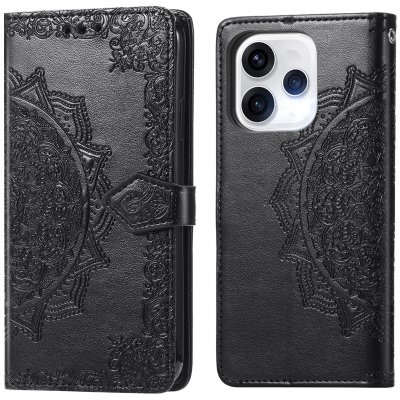 IMOSHION Etui de t&eacute;lephone Mandala pour Oppo Reno15 (5G) - Noir
