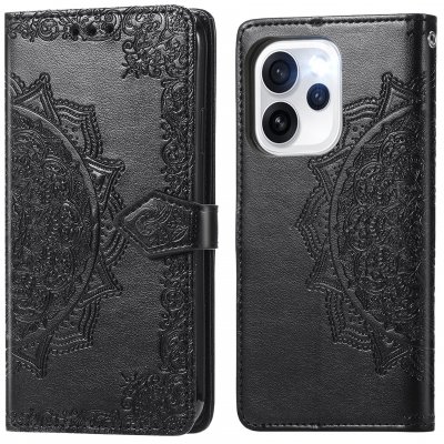 IMOSHION Etui de t&eacute;lephone Mandala pour Oppo Reno15 F (5G) - Noir