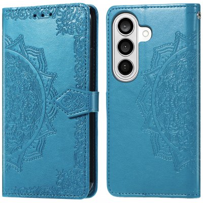 IMOSHION Etui de t&eacute;lephone Mandala pour Samsung Galaxy S26 - Turquoise