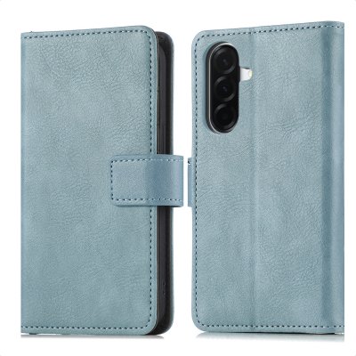 IMOSHION Etui de t&eacute;lephone portefeuille de luxe pour Samsung Galaxy A37 (5G) - Bleu clair