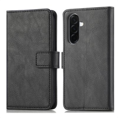 IMOSHION Etui de t&eacute;lephone portefeuille de luxe pour Samsung Galaxy A37 (5G) - Noir