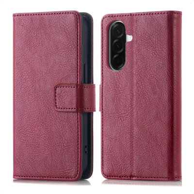 IMOSHION Etui de t&eacute;lephone portefeuille de luxe pour Samsung Galaxy A57 (5G) - Bordeaux