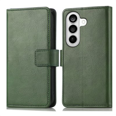 IMOSHION Etui de t&eacute;lephone portefeuille de luxe pour Samsung Galaxy S26 - Vert