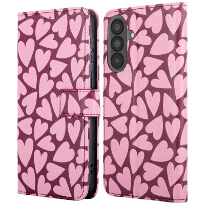 IMOSHION Etui de t&eacute;lephone portefeuille Design pour Samsung Galaxy A37 (5G) - Hearty Blush