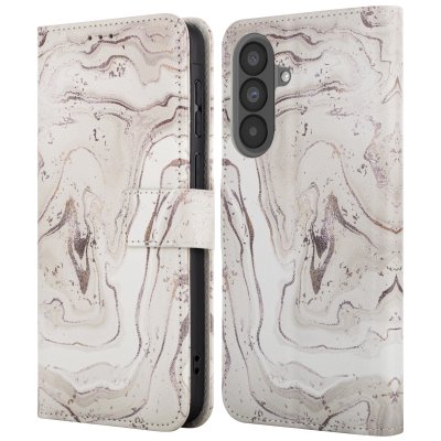 IMOSHION Etui de t&eacute;lephone portefeuille Design pour Samsung Galaxy A37 (5G) - Sandy Marble