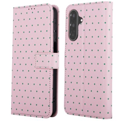 IMOSHION Etui de t&eacute;lephone portefeuille Design pour Samsung Galaxy A56 - Happy Dots