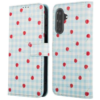 IMOSHION Etui de t&eacute;lephone portefeuille Design pour Samsung Galaxy A57 (5G) - Cherry Check
