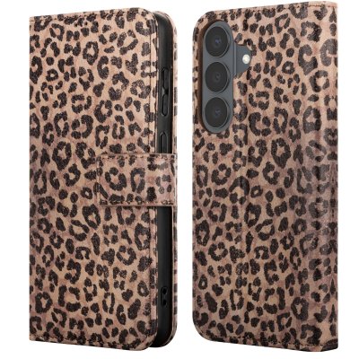 IMOSHION Etui de t&eacute;lephone portefeuille Design pour Samsung Galaxy S26 - Leopard Mood