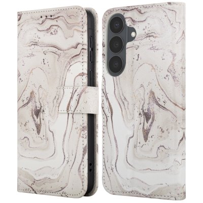 IMOSHION Etui de t&eacute;lephone portefeuille Design pour Samsung Galaxy S26 - Sandy Marble