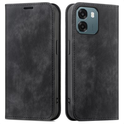 IMOSHION Etui de t&eacute;l&eacute;phone portefeuille Slim pour Oppo A6 (5G) - Noir