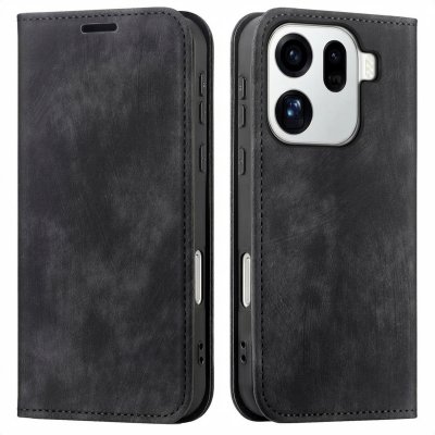 IMOSHION Etui de t&eacute;l&eacute;phone portefeuille Slim pour Oppo Find X9 Pro - Noir