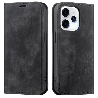 IMOSHION Etui de t&eacute;l&eacute;phone portefeuille Slim pour Oppo Reno15 (5G) - Noir