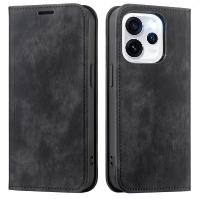 IMOSHION Etui de t&eacute;l&eacute;phone portefeuille Slim pour Oppo Reno15 Pro (5G) - Noir