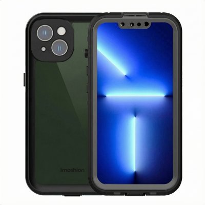 IMOSHION Etui &eacute;tanche 360 pour iPhone 14 - Noir