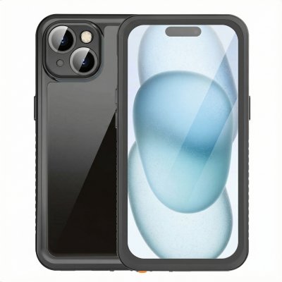 IMOSHION Etui &eacute;tanche 360 pour iPhone 15 - Noir