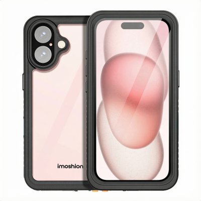 IMOSHION Etui &eacute;tanche 360 pour iPhone 16 - Noir