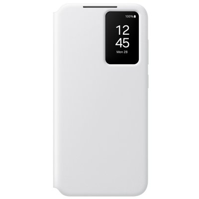 SAMSUNG Etui Folio Clear View Cover avec porte-carte pour  Galaxy S24 FE Blanc 